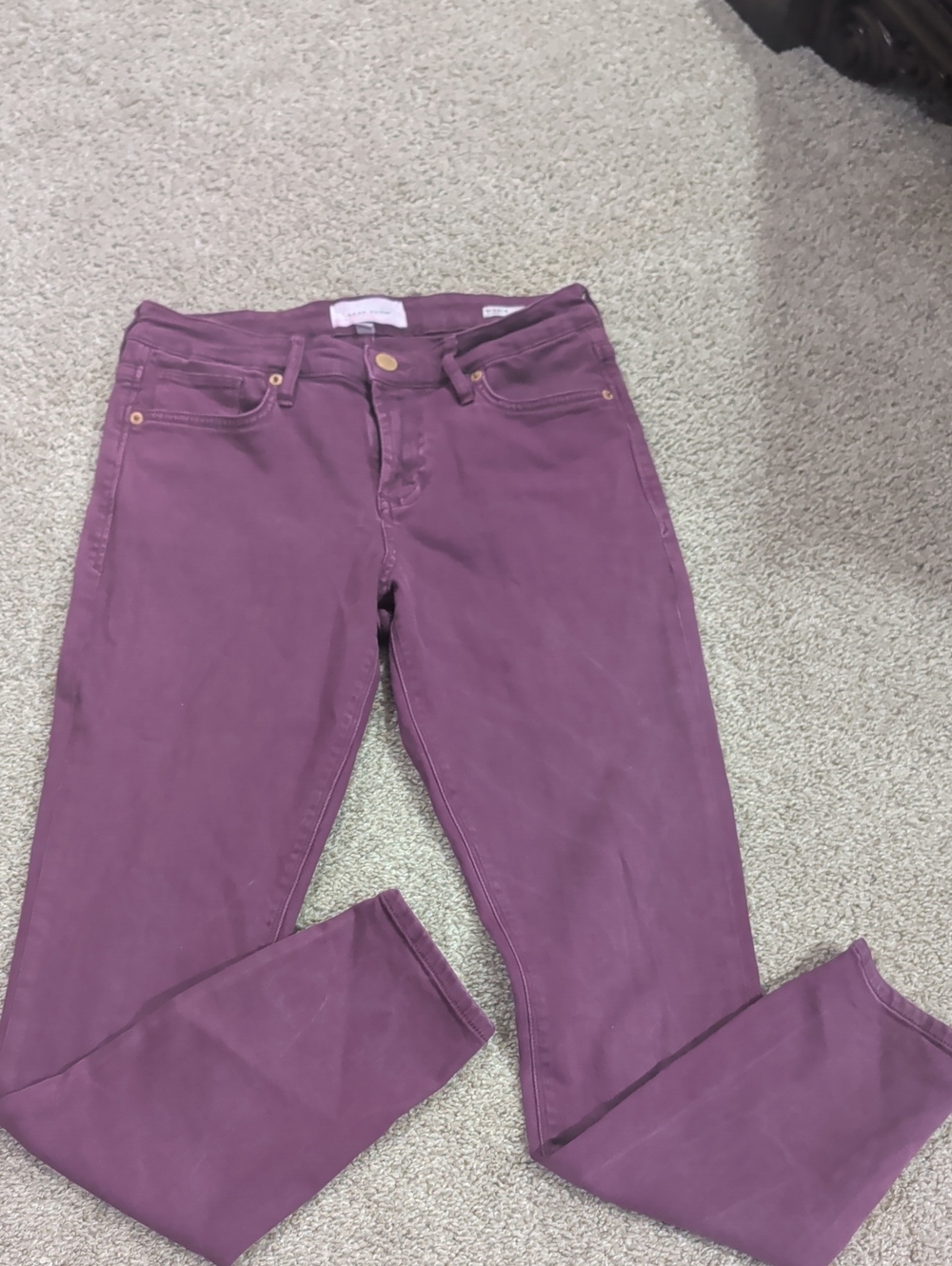 Dear John Slim Skinny Jeans in Plum